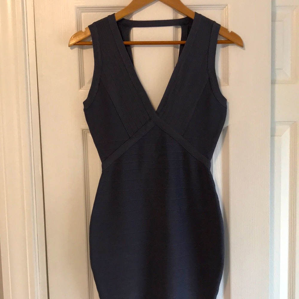 Sexy backless bandage dress size medium